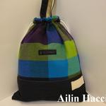 入園、入学：たいそう着入れ袋　（巾着）