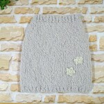 SALE💕犬服　モコモコ毛糸のお部屋着（グレー）