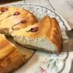 桜のチーズケーキ