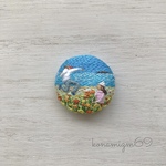オンショアとポピーと君と退屈なボクの手刺繍バッジ