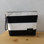 hanako-1 様オーダー品　ストラップ付マチ多めポーチ