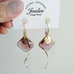 garnet glass swing フープピアス / フープイヤリング
