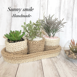 【再販】癒しのおうち時間を✳︎多肉植物インテリア雑貨4点セット　ティーセットインテリア