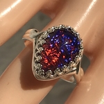 深紅の雫・・ドラゴンズブレスring（フリーサイズ）