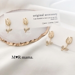 【 再販☆人気作品 】ﾜﾝｺｲﾝ❥❥❥チューリップ✳︎ピアス / イヤリング  - 小ぶり♡ -