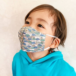 スクールマスク✨大臣型マスク✨3歳〜5歳✨6歳〜10歳サイズの2型から選べます✨リバティマスク✨リバティカーズグリーン