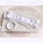 WHITE RIBBON ⑅ Headdress