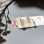 🆕　雪解けの春　バレッタ【グリーン】