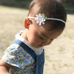 新生児から使える フラワー ヘアバンド ベビー キッズ ヘッドバンド