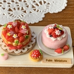 ＊＊palm miniature＊＊苺シャルロットケーキ＆ムースケーキ