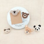 あみぐるみ　動物フェイスマグネット