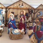 クリスマスの馬小屋セット