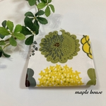 ［Sale］マスク仮置きポーチ🍀爽やかな花柄