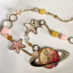 【SALE】猫と土星のネックレス