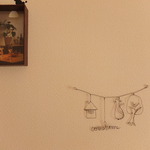 ワイヤーで作ったガーランド☆