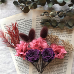 【SALE】ヘッドパーツ  violet  10本  フラワーアクセサリー  ドライフラワー