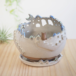 猫の棲む城壁街・PB51・M　プランターボール　(植物なし）