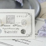ピアスのようなイヤリング＊丸とパールのイヤリング（シルバー）