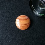 Wood Jupiter ～宙(ソラ) ～ ブラックウォールナットのブローチ 系外惑星 宇宙 星 木のアクセサリー
