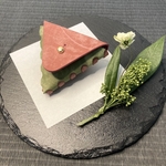 和菓子みたいなコインケース/月舟(つきふね)/レザー和菓子/縫わないコインケース　本革　高級革