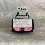 移動ポケット【M size】グレーモロッカン×ラベンダー