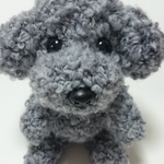 あみぐるみ 犬(グレープードル23cm)