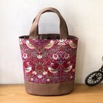 ウイリアムモリス・いちご泥棒☆ミニトートバッグ