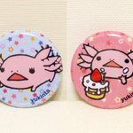 缶バッジ  32mm（ウーパーちゃんセット２）