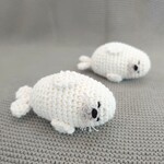あみぐるみ　おやすみアザラシ