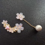 桜＊イヤーカフ(パール)*。・ﾟ・＊