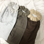 新色⋆*タオルエプロン3色set⋆*襟元やわらかダブルガーゼ⋆*