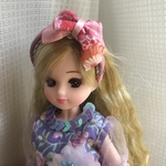 専用 【ka-14】リカちゃん♡カチューシャ 和柄ピンク