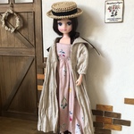 リカちゃん服＊セーラーカラー羽織りワンピセット・リカちゃんのみ
