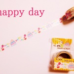 ＊マスキングテープ＊　ハッピーディ happy day  