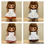 【あんこ様専用】プチブライス＊アウトフィット　エプロン付きワンピース4着セット