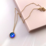 モルフォ蝶　オールステンレス　ネックレス　MITTA.mitsuco