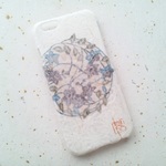 《yuzuru様オーダー品》Wacon友禅和紙 ARROWSハードカバー[麻の葉×桔梗］