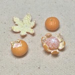 【再販】約1/6サイズ　ミニチュアフード みかんセット