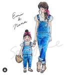 【shizuka218様専用】水彩イラスト　似顔絵✳︎ファッションイラスト✳︎アイコンなどに