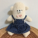 もこもこくまのぬいぐるみ