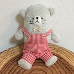 もこもこねこのぬいぐるみ