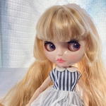 ブライス　洋服　アウトフィット　丸衿フレンチワンピース:グレー