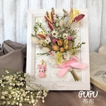 花うさぎの春のブーケ✳︎ミニチューリップ🌷とアンティーク薔薇🌹