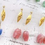 チューリップピアス(ピンク)