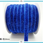 IMR17 ベルベット リボン ラメ 10mm 4m ブルー プレゼント ラッピング 手芸 ハンドメイド 服飾材料 キラキラ ヘアアクセサリー ハロウィン クリスマス Xmas アレンジ りぼん