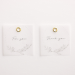 リースのタグ ¦ thank you tag