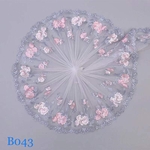 B043ブレード DIY 花柄 レース 手芸用 縁飾り パイピングテープ チュールレース 手作り 生地 ハンドメイド 4m