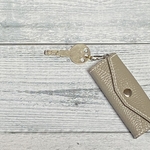 ✉L.A.N's  leather 4key case ✉【牛革　グレージュ系】