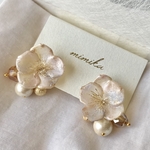 あわゆめ桜の ピアス/イヤリング
