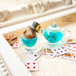 くま帽子屋のティーパーティーセット【観賞用/ピアス/イヤリング】